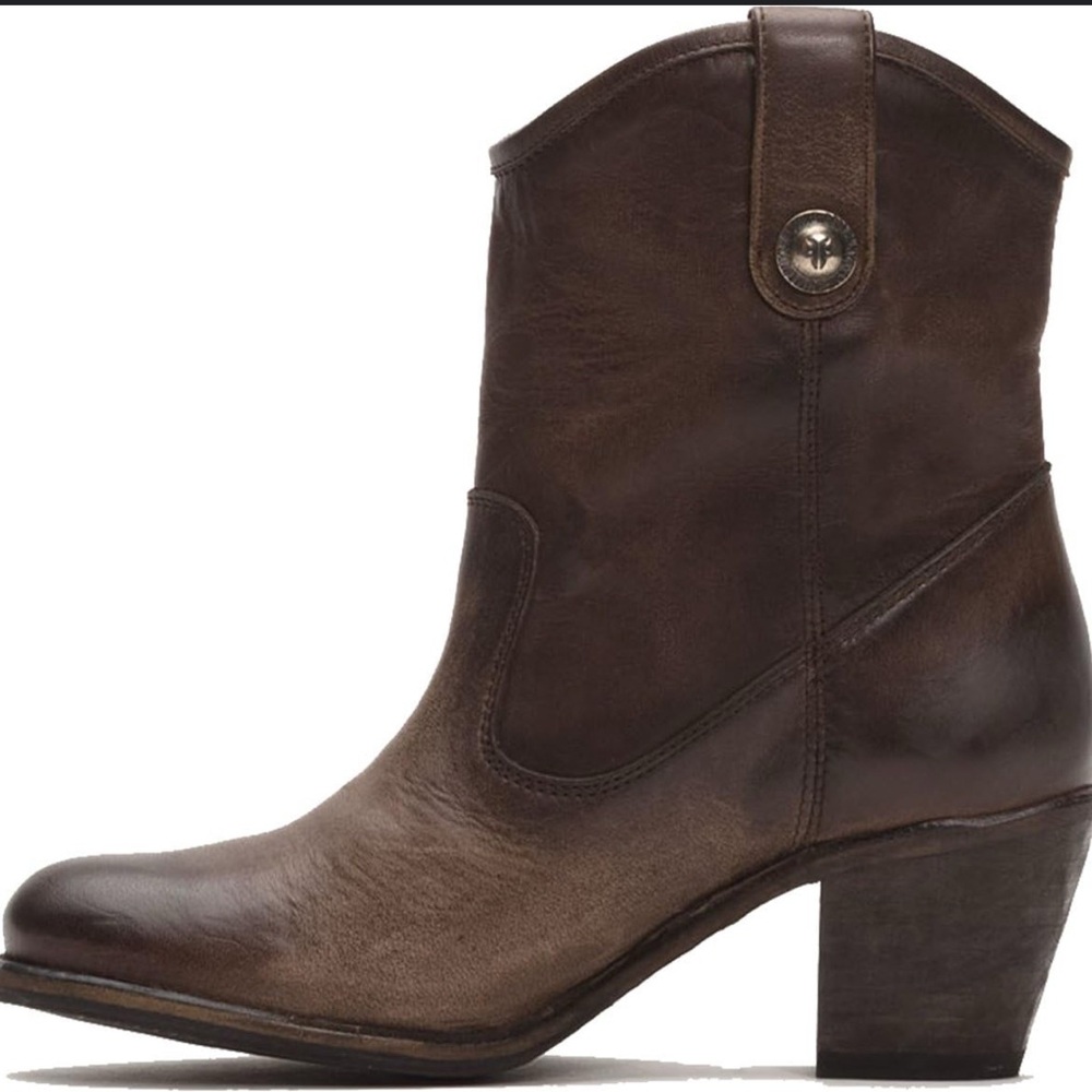 Frye Dark Brown Leather Sole